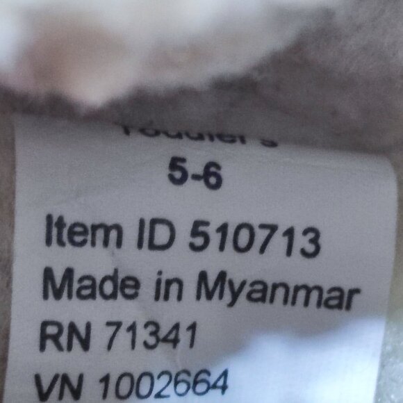 L.L.Bean Toddler Cozy Slipper Boots size 5-6 light purple colour leather sole - Picture 8 of 11